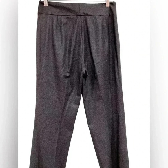 Dara Lamb Wool Pleated Straight Leg Trousers Pants
Gray - Picture 5 of 7